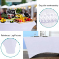 custom color 4ft / 6ft / 8ft spandex rectangular stretchable elastic table cloth